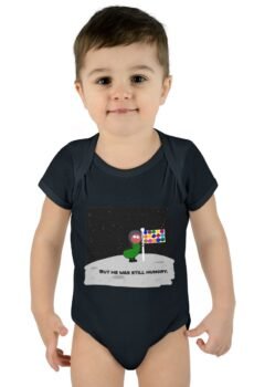 Dream Little Onesie — But He Was Still Hungry (Printify mockup)